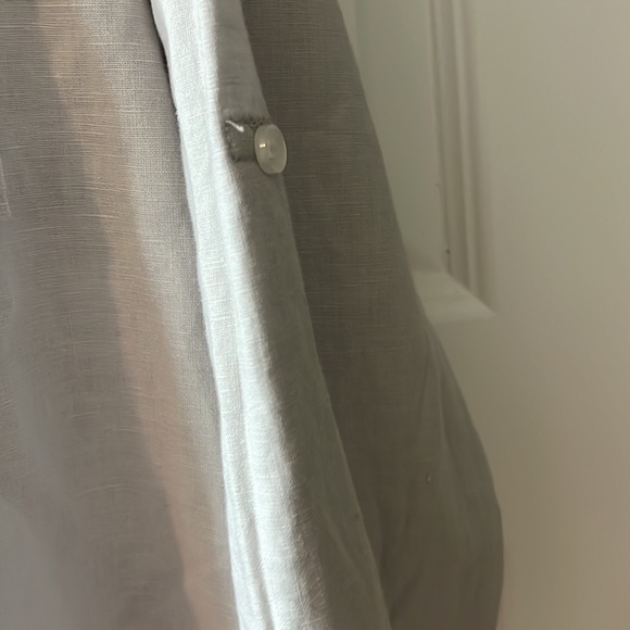 Matchstick linen top grey XXL NWT lightweight workwear relaxed neutral office - Picture 7 of 15